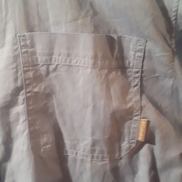 Mens Columbia short sleeve button up - Picture 3 of 4